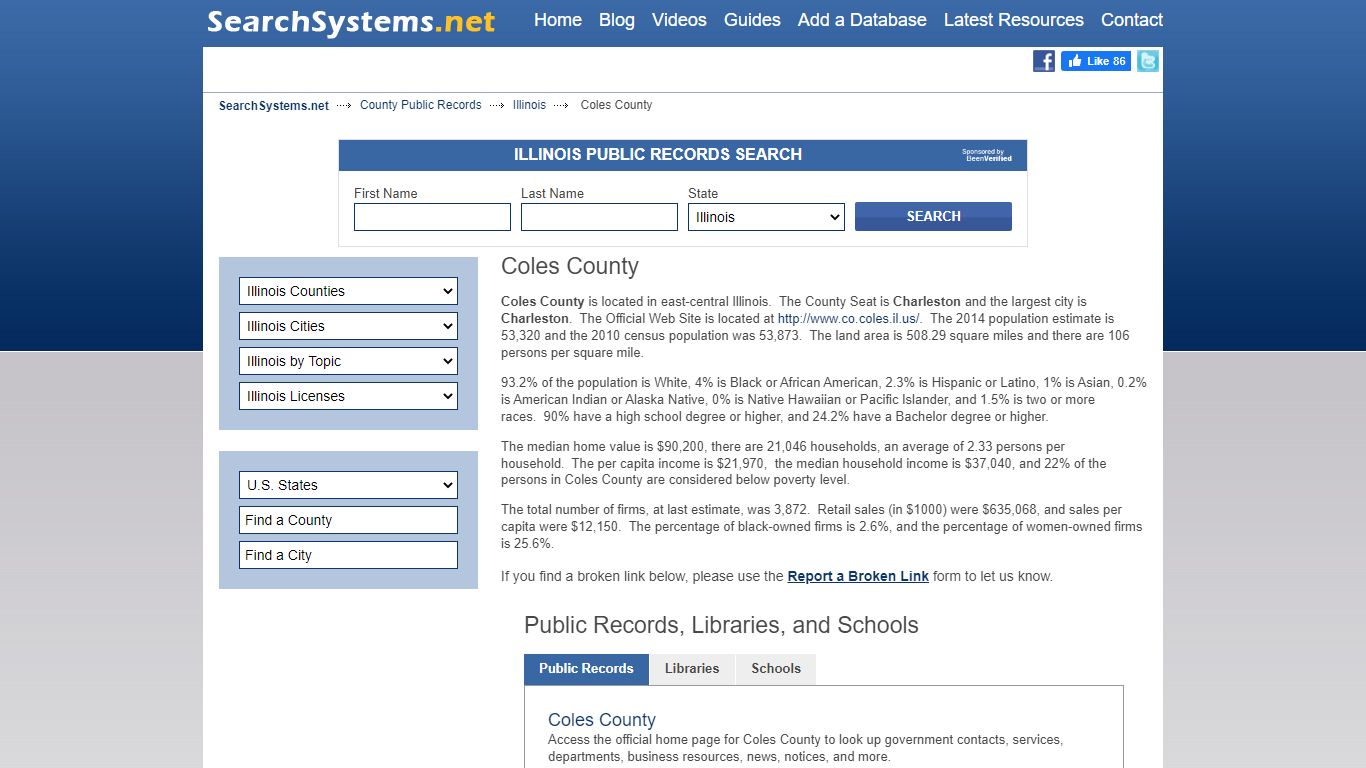 Coles County Criminal and Public Records