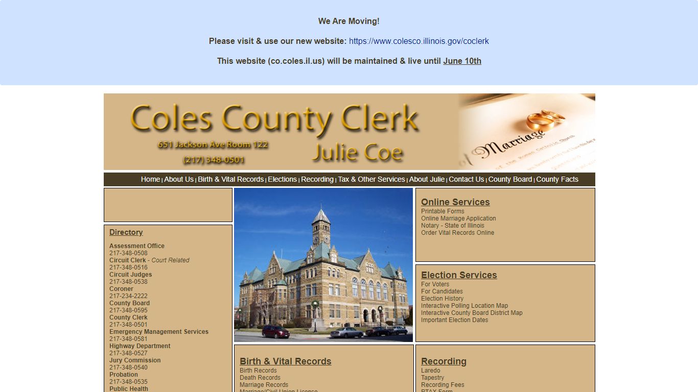Coles County Clerk